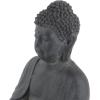 imageCosmoLiving by Cosmopolitan Ceramic Buddha Decorative Sculpture Meditating Home Decor Statue with Engraved Carvings and Relief Detailing Accent Figurine 8quot x 7quot x 12quot GrayGrayAntiqued Black