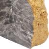 imageCosmoLiving by Cosmopolitan Polystone Geode Bookends with Gold Detailing Set of 2 5quotW 7quotH Gray