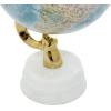 imageDeco 79 Aluminum Metal Globe with Marble Base 6quot x 6quot x 11quot GoldBlue