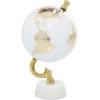 imageDeco 79 Aluminum Metal Globe with Marble Base 6quot x 6quot x 11quot GoldGold