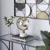 imageDeco 79 Aluminum Metal Globe with Marble Base 6quot x 6quot x 11quot GoldGold