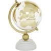 imageDeco 79 Aluminum Metal Globe with Marble Base 6quot x 6quot x 11quot GoldGold
