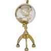 imageDeco 79 Aluminum Metal Globe with Marble Base 6quot x 6quot x 11quot GoldGold