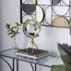 imageDeco 79 Aluminum Metal Globe with Marble Base 6quot x 6quot x 11quot GoldGold