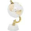 imageDeco 79 Aluminum Metal Globe with Marble Base 6quot x 6quot x 11quot GoldGold