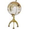 imageDeco 79 Aluminum Metal Globe with Marble Base 6quot x 6quot x 11quot GoldGold