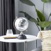 imageDeco 79 Aluminum Metal Globe with Marble Base 6quot x 6quot x 11quot GoldSilver