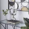 imageDeco 79 Aluminum Metal Globe with Marble Base 6quot x 6quot x 11quot GoldSilver