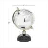 imageDeco 79 Aluminum Metal Globe with Marble Base 6quot x 6quot x 11quot GoldSilver