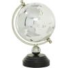 imageDeco 79 Aluminum Metal Globe with Marble Base 6quot x 6quot x 11quot GoldSilver