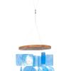 imageDeco 79 Capiz Shell Waterfall Windchime 20quot x 5quot x 5quot WhiteBlue
