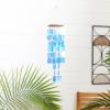 imageDeco 79 Capiz Shell Waterfall Windchime 20quot x 5quot x 5quot WhiteBlue