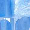 imageDeco 79 Capiz Shell Waterfall Windchime 20quot x 5quot x 5quot WhiteBlue