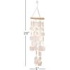 imageDeco 79 Capiz Shell Waterfall Windchime 20quot x 5quot x 5quot WhiteWhite