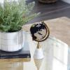 imageDeco 79 Ceramic Globe with Marble Base 5quot x 5quot x 11quot Gold