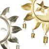 imageDeco 79 Metal Butterfly Windchime with Beads and Cone Bells 15quot x 1quot x 36quot Brass3 PIECES CONVENIENTLY SIZED