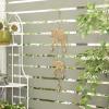 imageDeco 79 Metal Elephant Windchime with Bells 10quot x 2quot x 28quot Brass