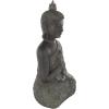 imageDeco 79 Polystone Buddha Decorative Sculpture Meditating Home Decor Statue with Engraved Carvings and Relief Detailing Accent Figurine 9quot x 6quot x 17quot BrownCONVENIENTLY SIZED