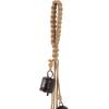 imageDeco 79 Rustic Metal Cowbell Decorative Bells 5quot 4quot 3quotH SilverBlack