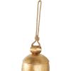 imageDeco 79 Rustic Metal Cowbell Decorative Bells 5quot 4quot 3quotH SilverGold