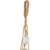 imageDeco 79 Rustic Metal Cowbell Decorative Bells 5quot 4quot 3quotH SilverWhite