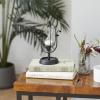 imageDeco 79 Traditional Metal Solid Timer 4quot x 4quot x 8quot BlackBlack