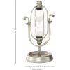 imageDeco 79 Traditional Metal Solid Timer 4quot x 4quot x 8quot BlackSilver
