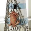 imageDeco 79 Wood Light House Decorative Sculpture Home Decor Statue with Netting Accent Figurine 7quot x 7quot x 16quot WhiteCONVENIENTLY SIZED