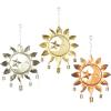 imageDeco 79 Metal Butterfly Windchime with Beads and Cone Bells 15quot x 1quot x 36quot Brass3 PIECES CONVENIENTLY SIZED