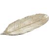 imageDeco 79 Polystone Bird Feather Decorative Bowl 26quot x 9quot x 2quot Silver