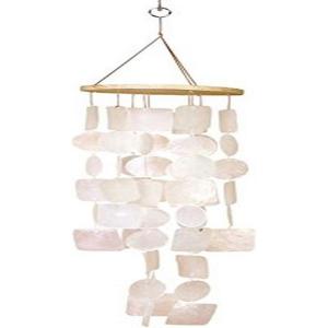 imageDeco 79 Capiz Shell Waterfall Windchime 20quot x 5quot x 5quot WhiteWhite