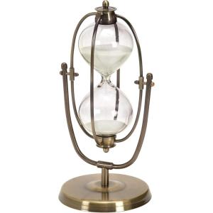 imageDeco 79 Traditional Metal Solid Timer 4quot x 4quot x 8quot BlackBrass
