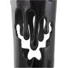 imageDeco 79 Aluminum Metal Decorative Vase Drip Centerpiece Vase with Melting Designed Body Vase for Home Decoration 10quot x 9quot x 31quot SilverBlack
