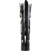 imageDeco 79 Aluminum Metal Decorative Vase Drip Centerpiece Vase with Melting Designed Body Vase for Home Decoration 10quot x 9quot x 31quot SilverBlack