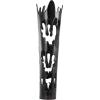 imageDeco 79 Aluminum Metal Decorative Vase Drip Centerpiece Vase with Melting Designed Body Vase for Home Decoration 10quot x 9quot x 31quot SilverBlack