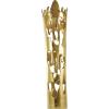 imageDeco 79 Aluminum Metal Decorative Vase Drip Centerpiece Vase with Melting Designed Body Vase for Home Decoration 10quot x 9quot x 31quot SilverGold