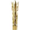 imageDeco 79 Aluminum Metal Decorative Vase Drip Centerpiece Vase with Melting Designed Body Vase for Home Decoration 10quot x 9quot x 31quot SilverGold