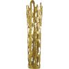 imageDeco 79 Aluminum Metal Decorative Vase Drip Centerpiece Vase with Melting Designed Body Vase for Home Decoration 10quot x 9quot x 31quot SilverGold