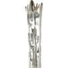 imageDeco 79 Aluminum Metal Decorative Vase Drip Centerpiece Vase with Melting Designed Body Vase for Home Decoration 10quot x 9quot x 31quot SilverSilver