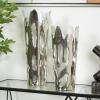 imageDeco 79 Aluminum Metal Decorative Vase Drip Centerpiece Vase with Melting Designed Body Vase for Home Decoration 10quot x 9quot x 31quot SilverSilver