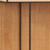 imageDeco 79 Bamboo Geometric 2 Shelves Wall Shelf 30quot x 6quot x 30quot BrownBrown