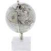 imageDeco 79 Marble Globe with Marble Base 6quot x 5quot x 9quot WhiteWhite