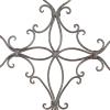 imageDeco 79 Metal Cross Home Wall Decor Scroll Wall Sculpture Wall Art 19quot x 1quot x 29quot Black