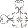 imageDeco 79 Metal Cross Home Wall Decor Scroll Wall Sculpture Wall Art 19quot x 1quot x 29quot Black