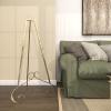 imageDeco 79 Metal Scroll Extra Large Free Standing Adjustable Display Stand Easel with Chain Support 21quot x 1quot x 65quot BlackGold