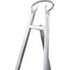 imageDeco 79 Metal Scroll Extra Large Free Standing Adjustable Display Stand Easel with Chain Support 21quot x 1quot x 65quot BlackGray