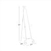 imageDeco 79 Metal Scroll Extra Large Free Standing Adjustable Display Stand Easel with Chain Support 21quot x 1quot x 65quot BlackWhite