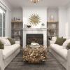 imageDeco 79 Metal Sun Home Wall Decor Indoor Outdoor Distressed Wall Sculpture with CopperLike Accents and Grooves Wall Art 35quot x 1quot x 35quot GoldGold