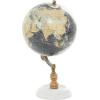 imageDeco 79 Paper Globe with Marble Base 7quot x 7quot x 11quot WhiteBlack