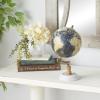 imageDeco 79 Paper Globe with Marble Base 7quot x 7quot x 11quot WhiteBlack
